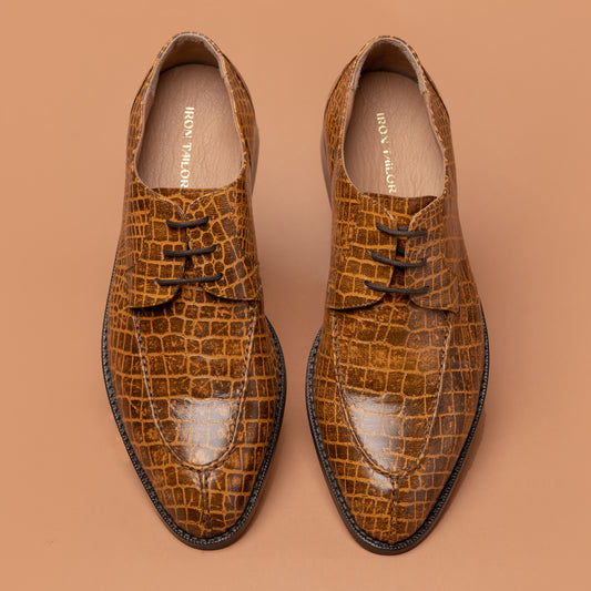 Golden Cross Lace Up