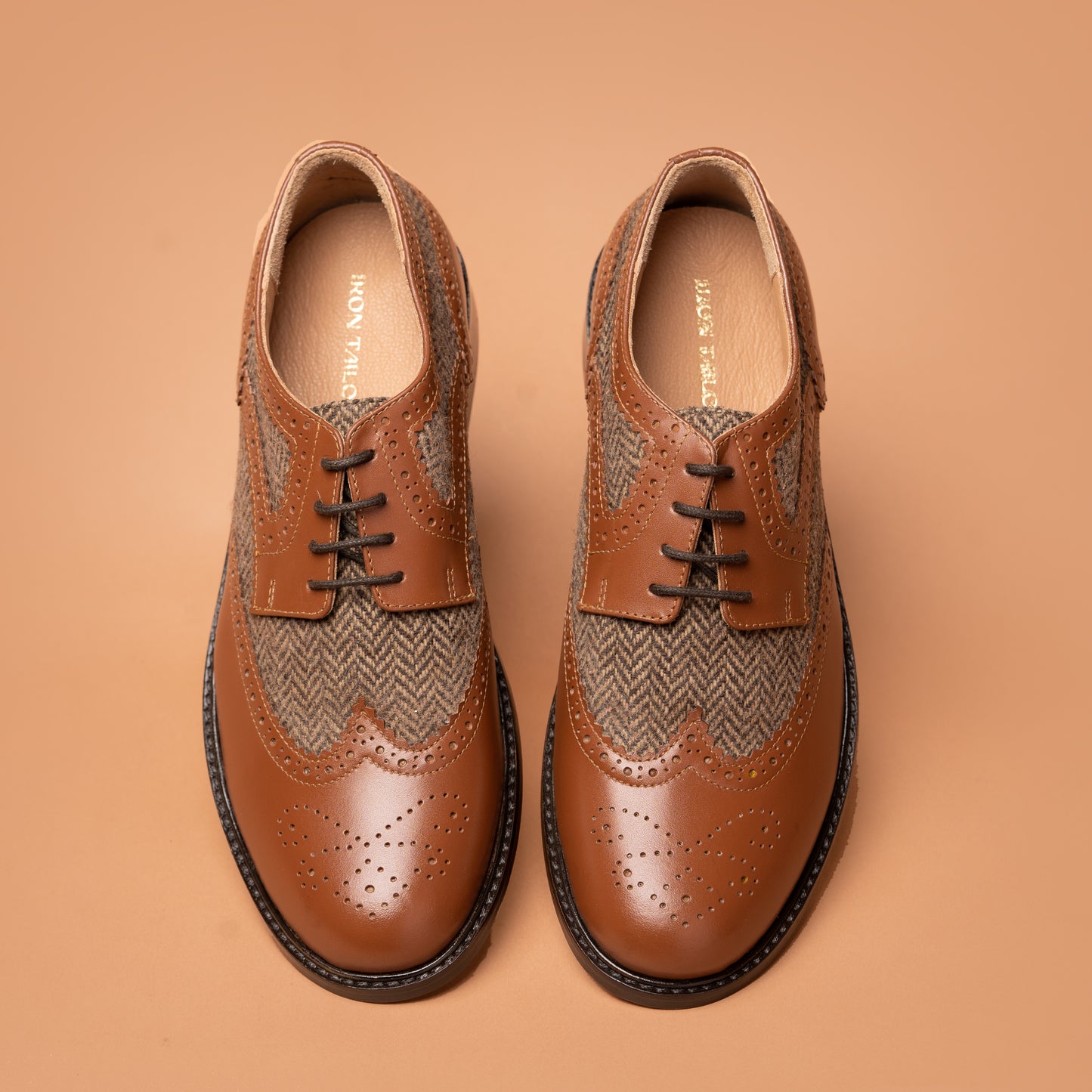 Brown Elite Lace-Up Genuine Leather Formal Shoes | Iron Tailor