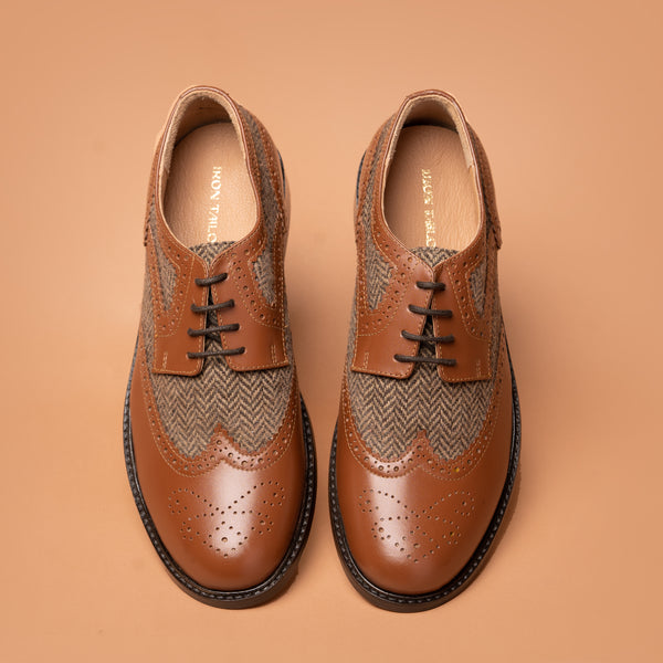 Brown Elite Lace - Up
