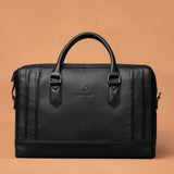 Braided Laptop Bag –  Black Laptop Bags For Men | Iron Tailor