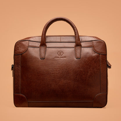 The Urban Vault Briefcase – Leather Briefcase For Men | Iron Tailor