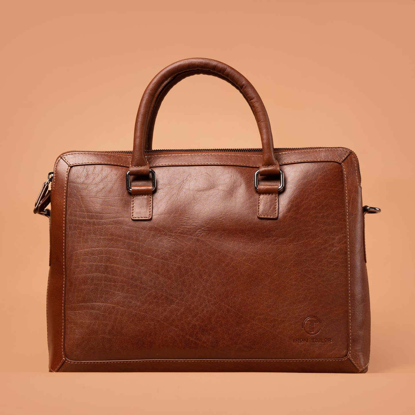 Brown Adonise Laptop Bag – Laptop Bags For Men | Iron Tailor