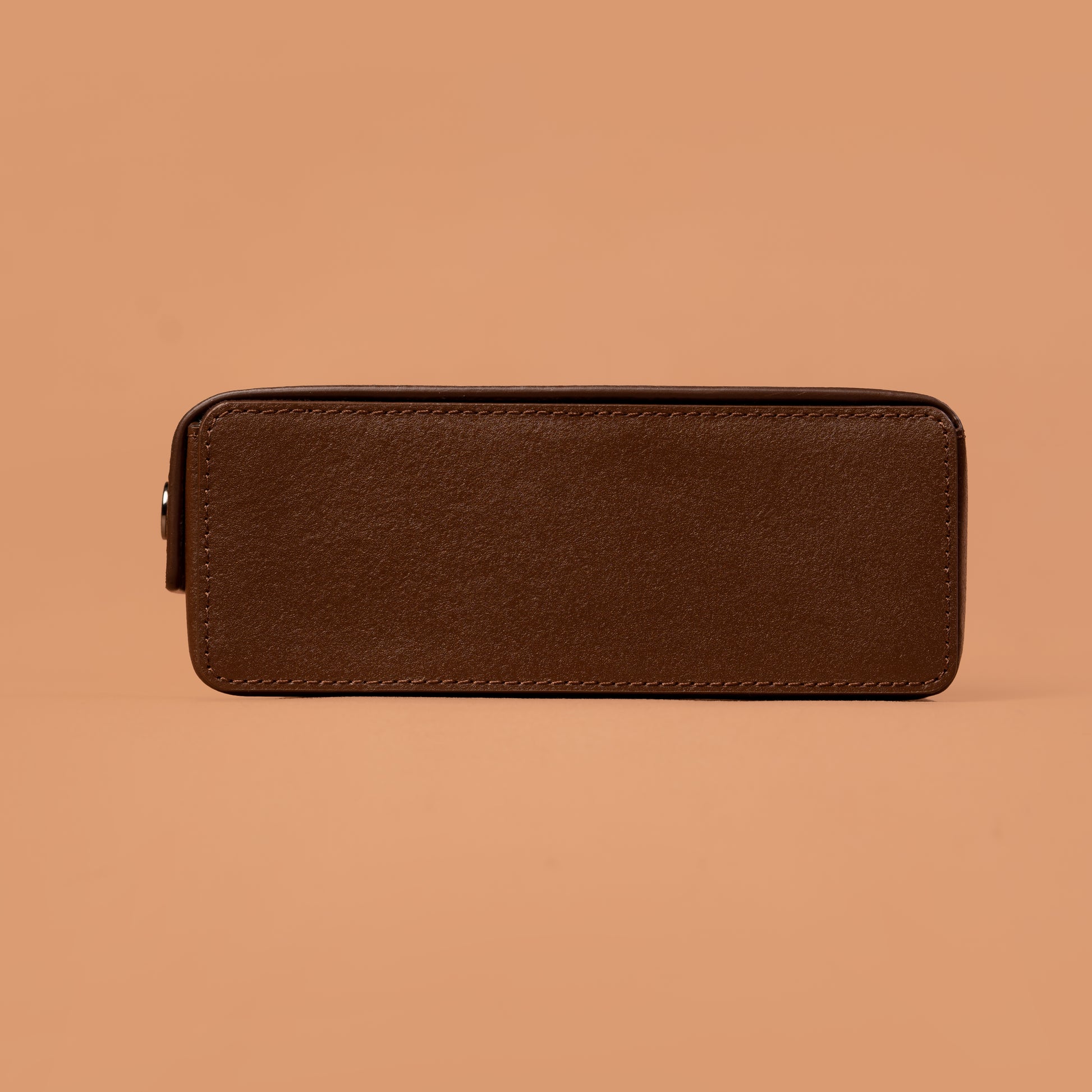 Sunglass Box Case in Brown Side View | Iron Tailor