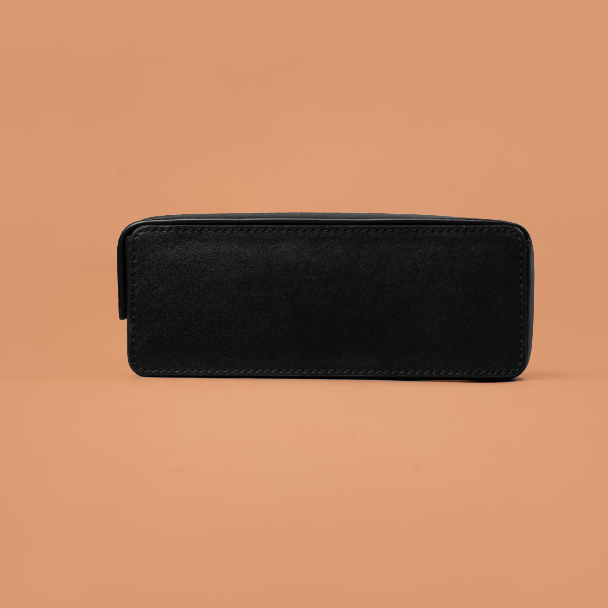 Sunglass Box Case in Black Front Profile | Iron Tailor