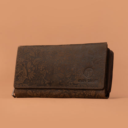 Emily Printed Wallet Big – Wallets For Women | Iron Tailor 