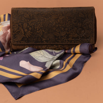 Emily Printed Wallet Big – Wallets For Women | Iron Tailor