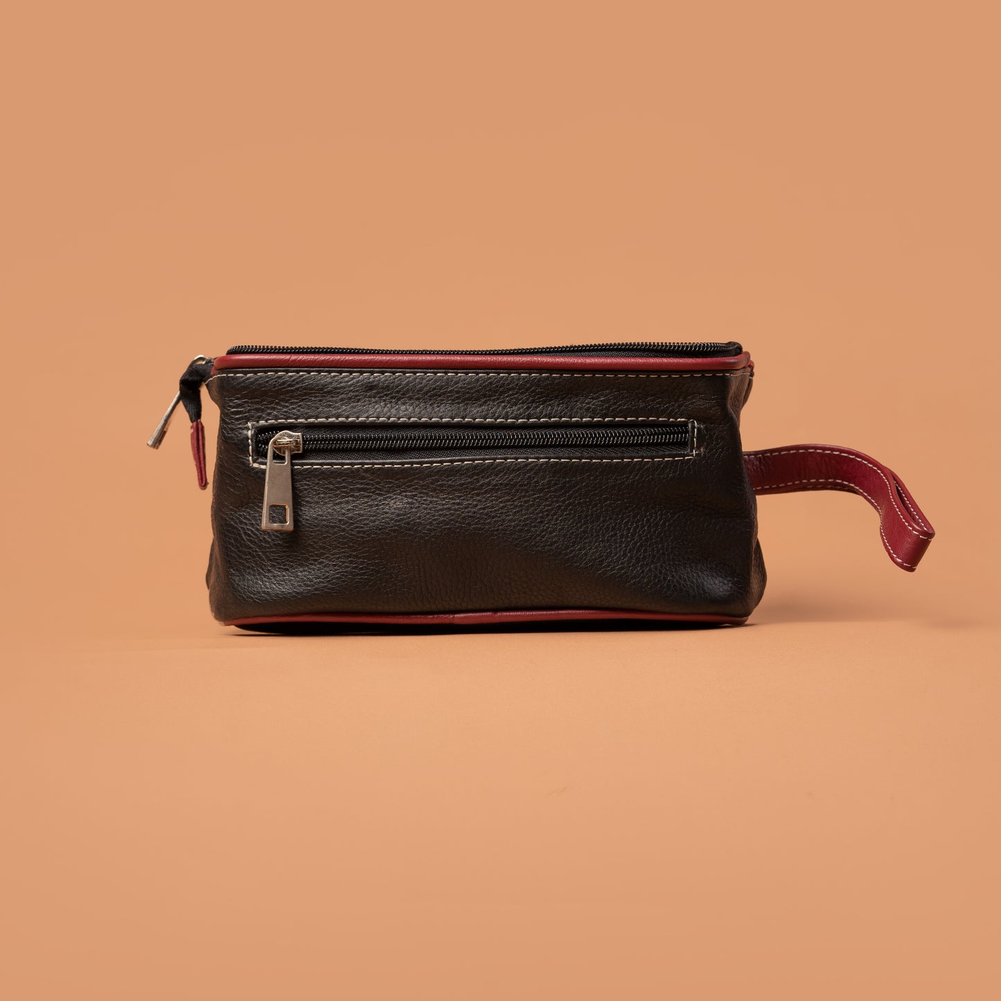 Handcrafted Leather Grooming Kit - Shaving & Travel Organiser for Unisex | Iron Tailor