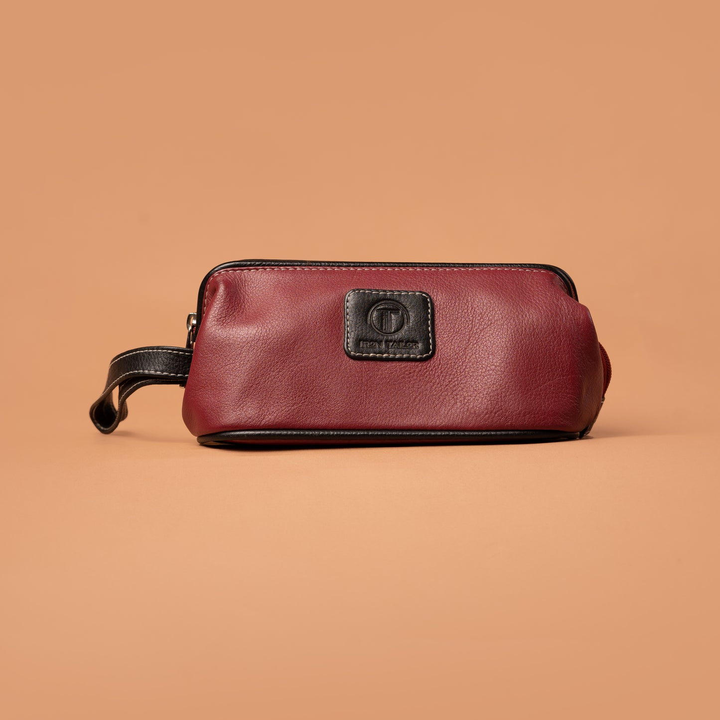Handcrafted Leather Grooming Kit  - Travel Toiletry & Shaving Organiser | Iron Tailor