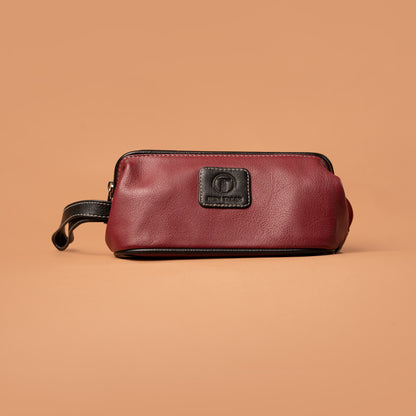 Handcrafted Leather Grooming Kit  - Travel Toiletry & Shaving Organiser | Iron Tailor