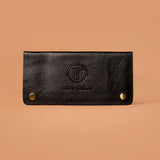 Genuine Leather Ladies Cash Wallet in Black – Wallets For Women | Iron Tailor