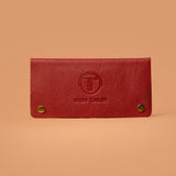 Genuine Leather Ladies Cash Wallet in Red – Wallets For Women | Iron Tailor