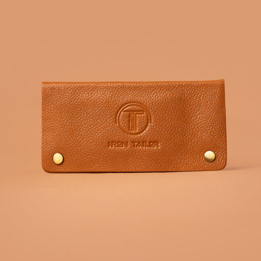 Genuine Leather Ladies Cash Wallet in Tan – Wallets For Women | Iron Tailor