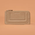 Beige Arc Wallet