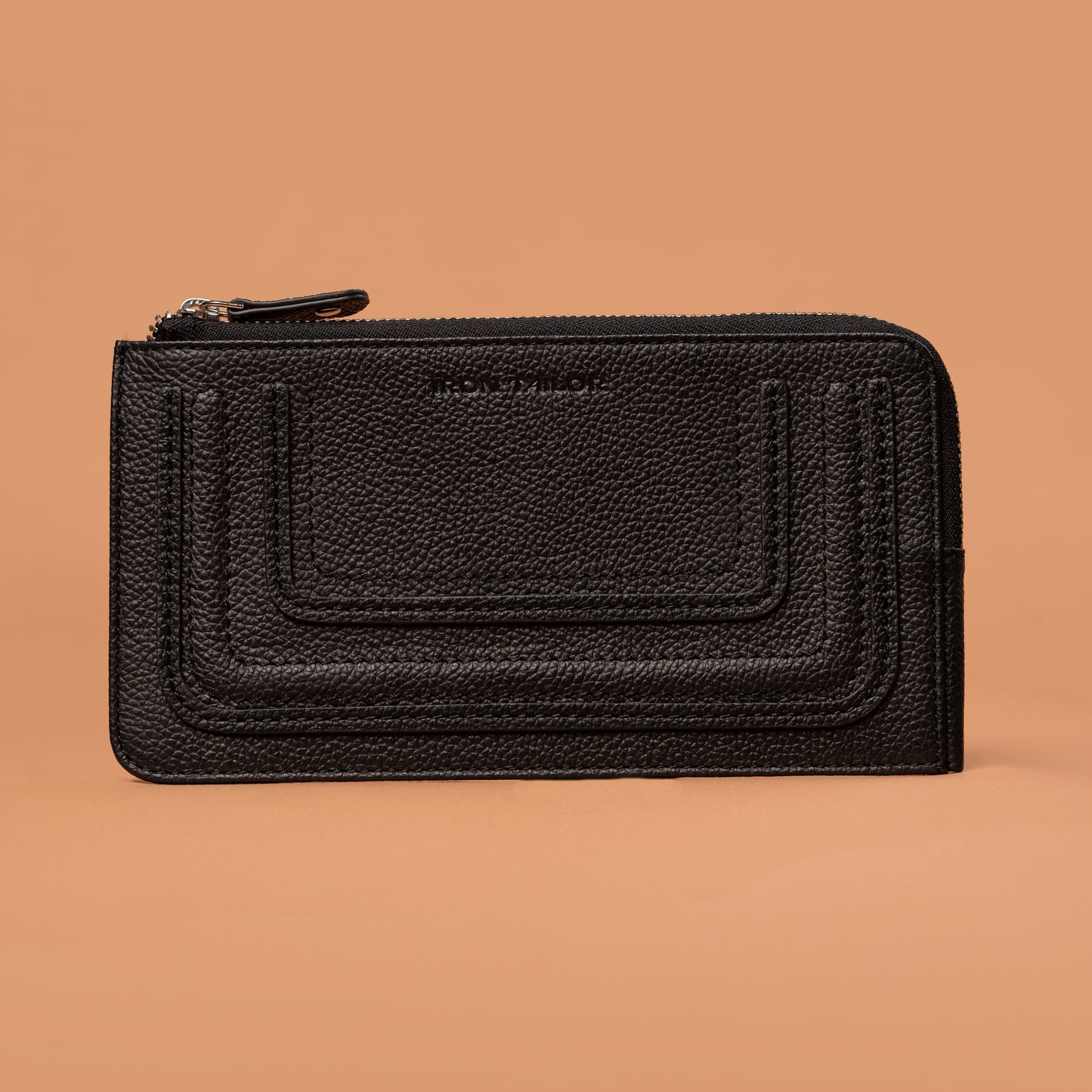 Black Arc Wallet – Leather Wallets For Women | Iron Tailor