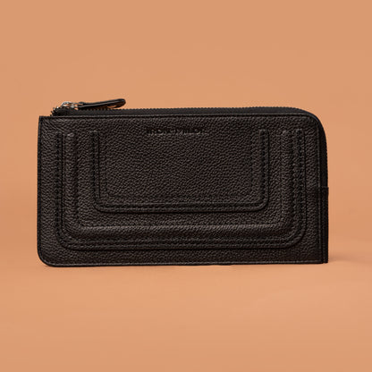 Black Arc Wallet – Leather Wallets For Women | Iron Tailor