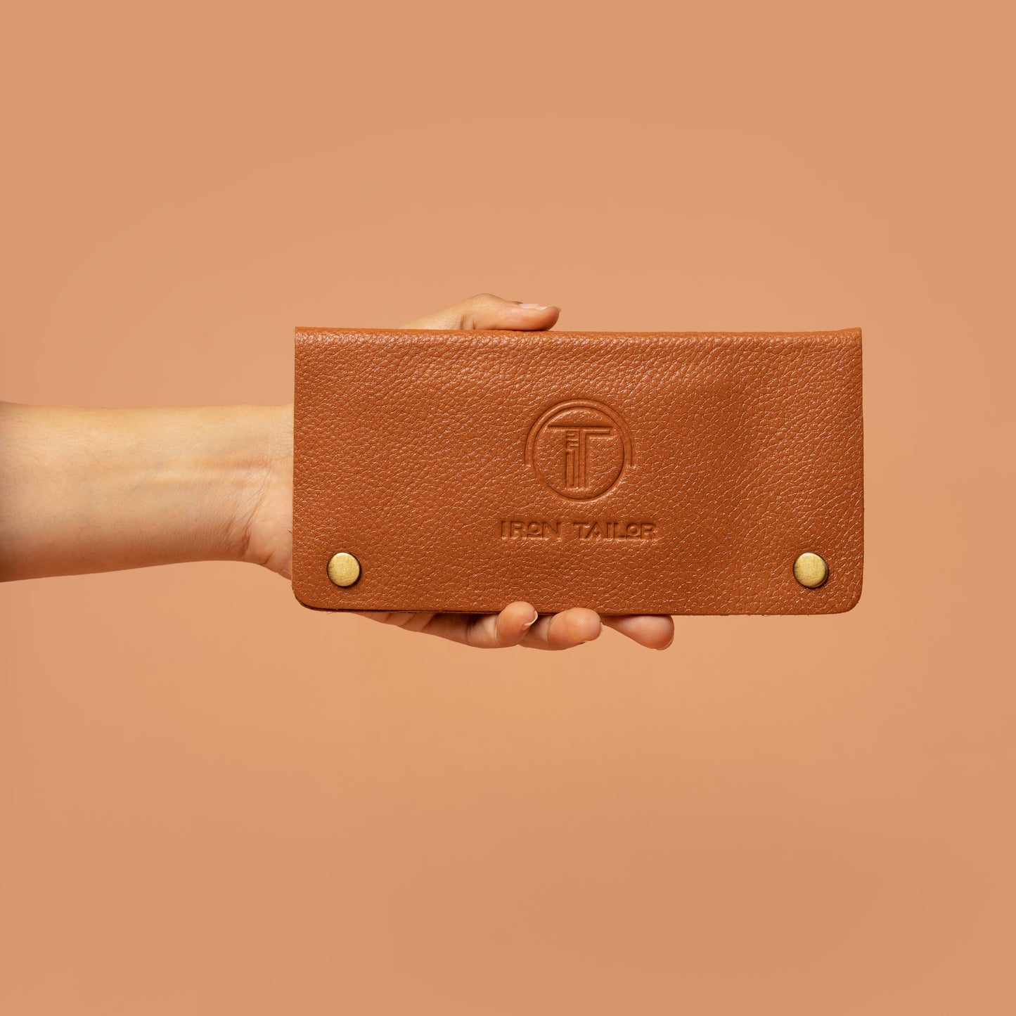 Genuine Leather Ladies Cash Wallet in Tan – Wallets For Women | Iron Tailor