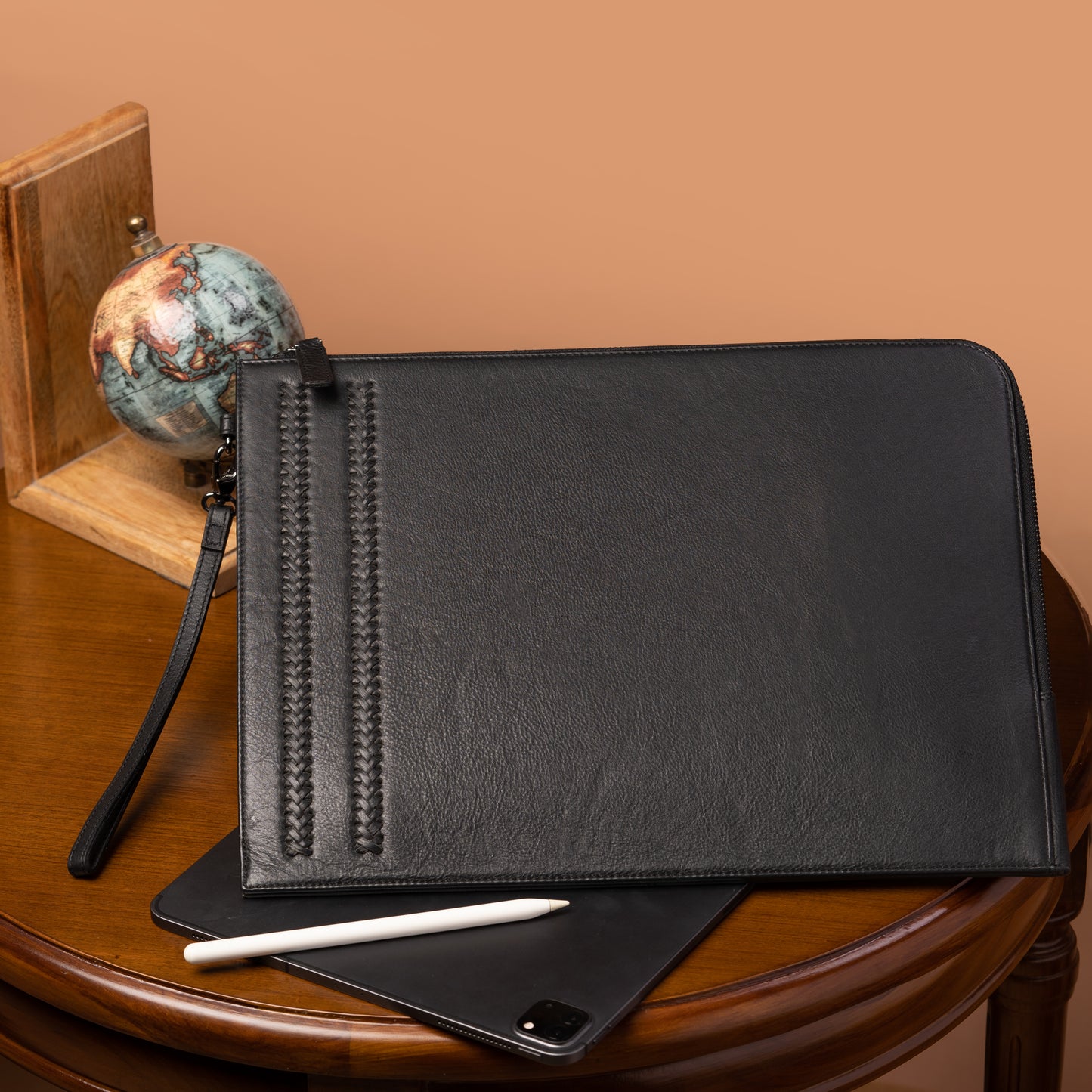 Braided Laptop Sleeve – Black Laptop Cover | Iron Tailor