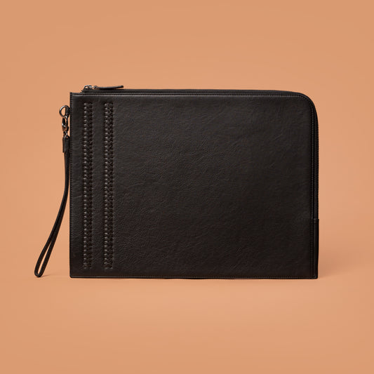 Braided Laptop Sleeve – Black Laptop Cover | Iron Tailor
