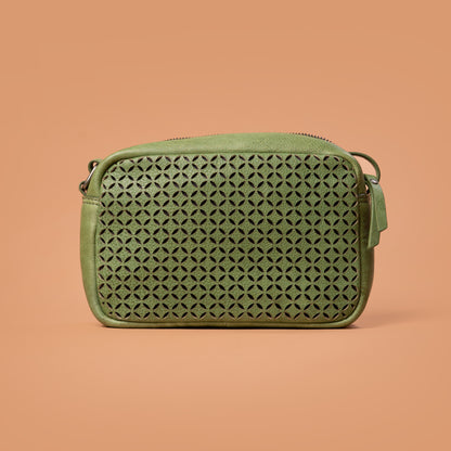 Adore Vixen Sling Bag in Green – Leather Sling Bags For Ladies | Iron Tailor