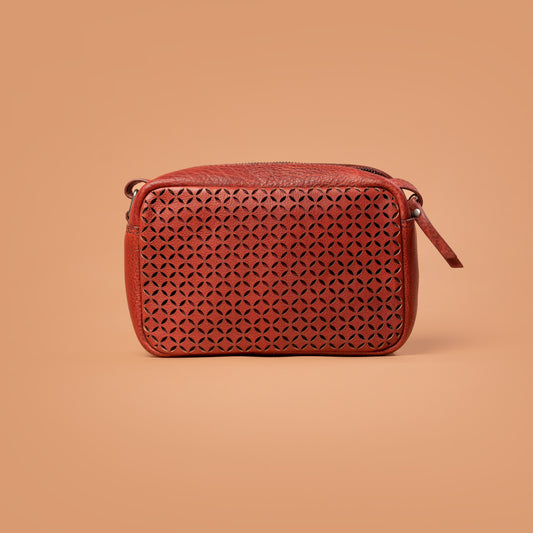 Adore Vixen Sling Bag in Red – Leather Sling Bags For Ladies | Iron Tailor