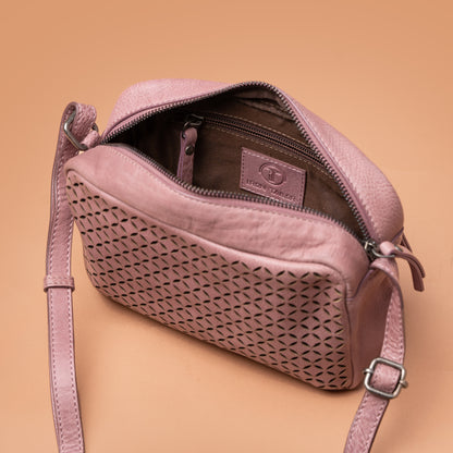 Adore Vixen Sling Bag Pink Interior View | Iron Tailor