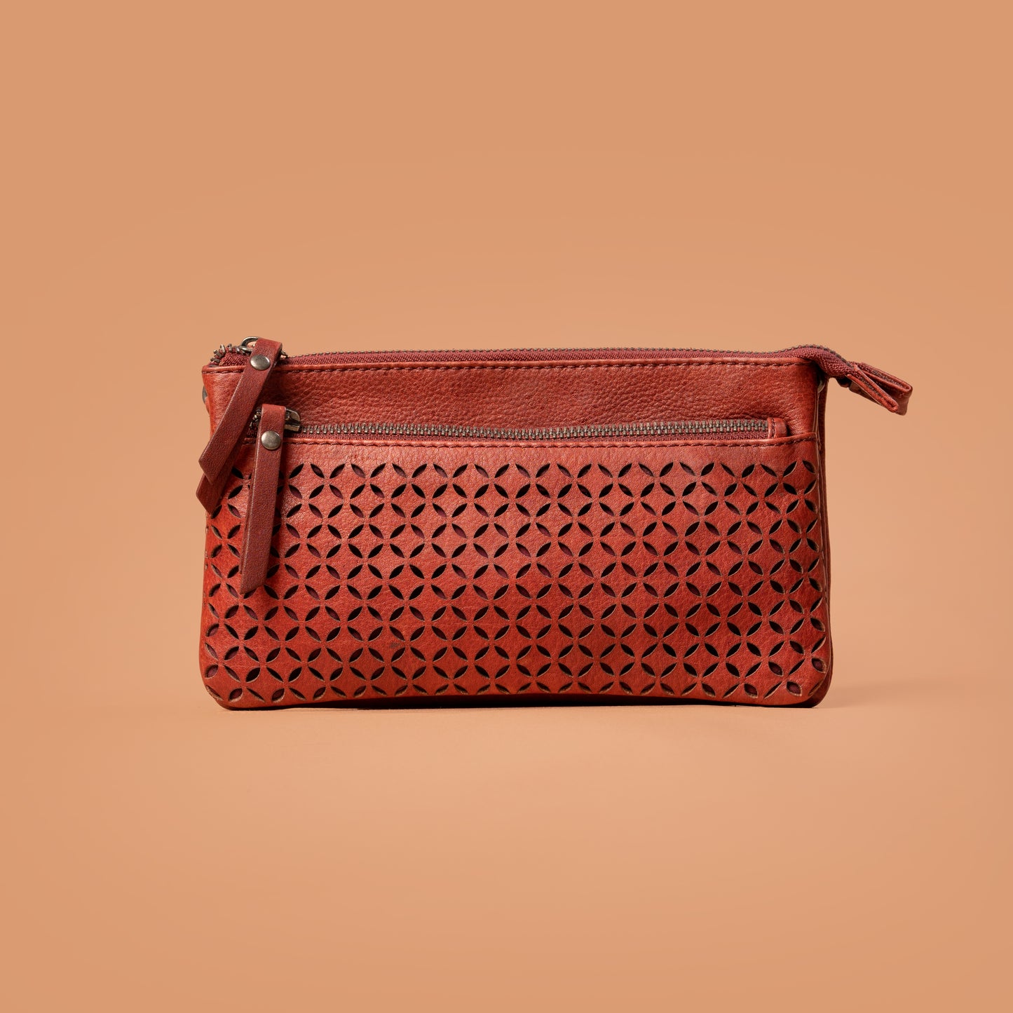 Rust Genuine Leather Women Sling Bag for Women | Iron Tailor