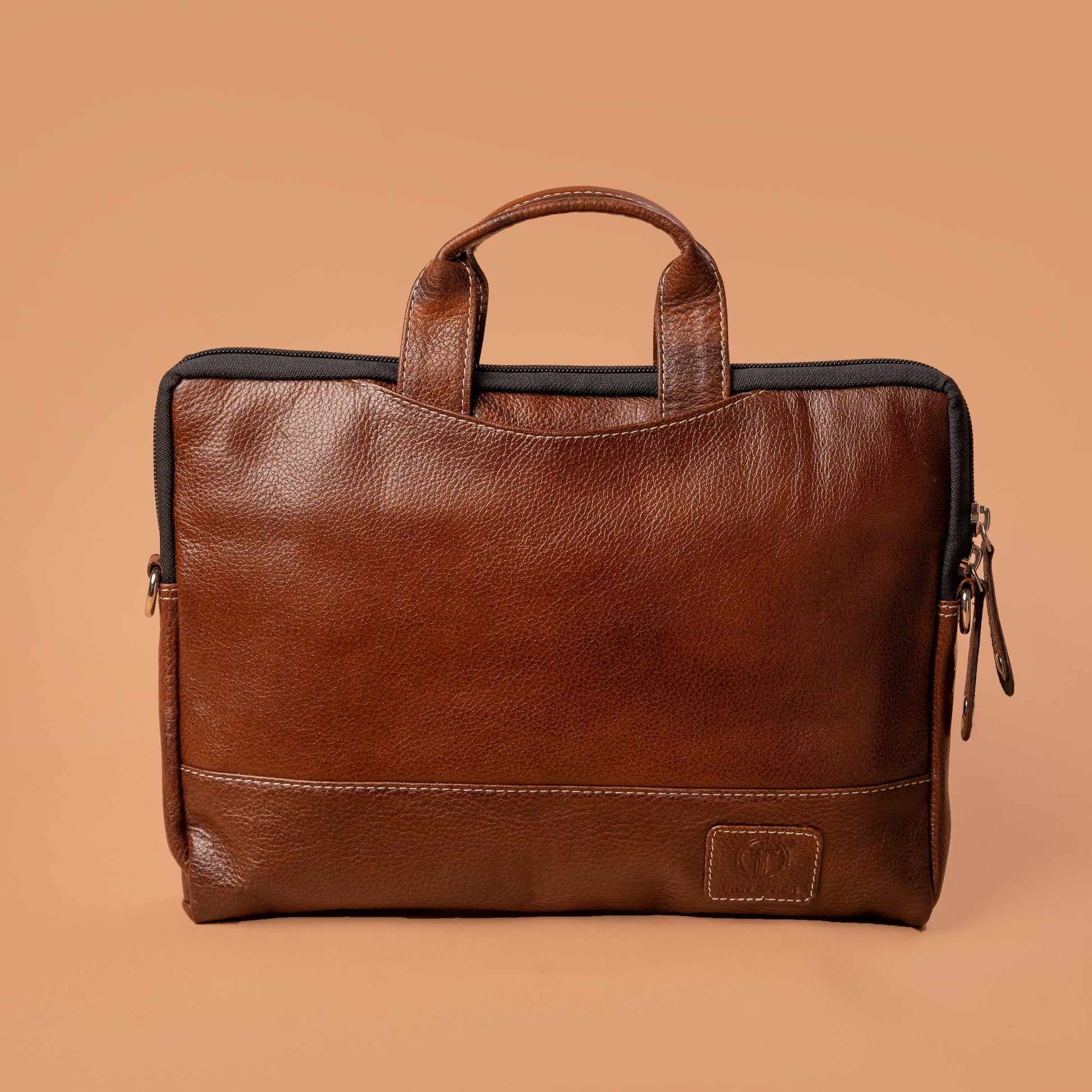 MacBook Bag Brown – Macbook Leather Bag | Iron Tailor