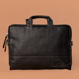 Black MacBook Bag – Macbook Leather Bag | Iron Tailor