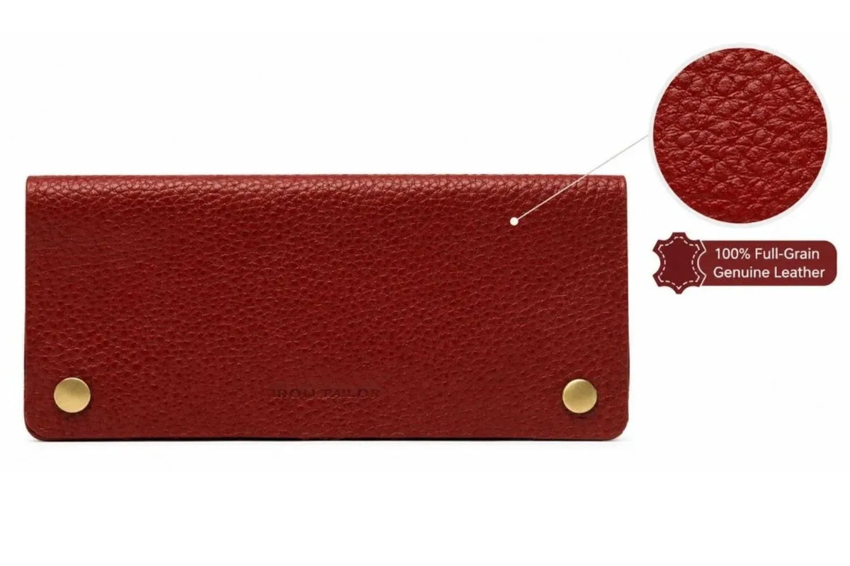 100% Full-Grain Genuine Leather