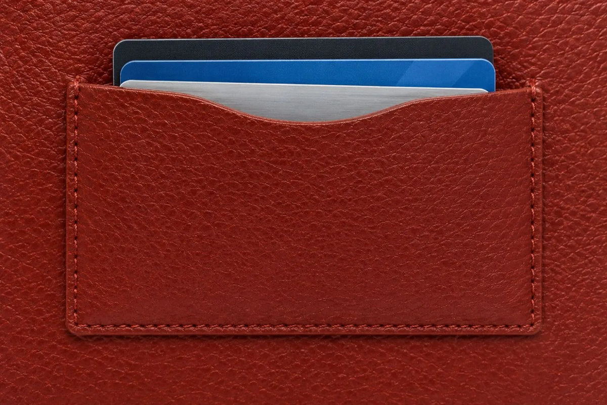 External Pocket with 2–3 Card Slots