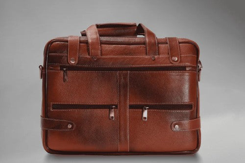 Multizip Laptop Bag Brown – Laptop Bags For Men | Iron Tailor