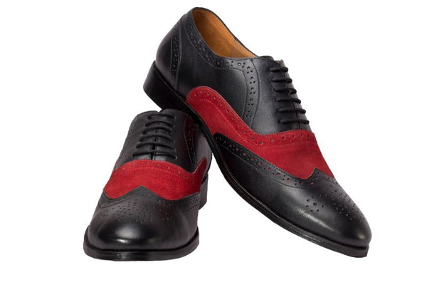 Brogue Black with Red