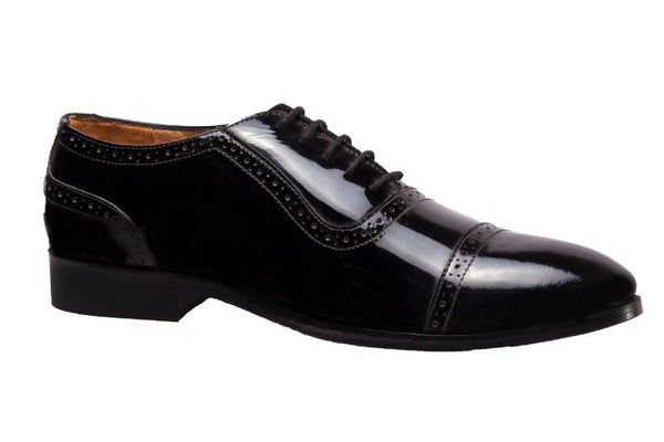 Brogue Glossy Black